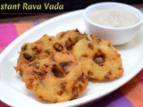 Instant Rava Vada