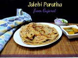 Jalebi Paratha | Flaky Paratha from Gujarat