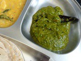 Madras Palak Chutney | Pasalai Keerai Thogayal