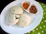 Masala Idli with Idli Rava, Easy Tomato Chutney