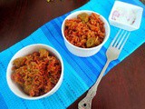 Methi Beets Pulao with Soya Chunks ~ Colourful Dishes for Kids
