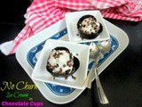 No Churn Ice Cream With Dark Chocolate Ganache and Chocolate Chips