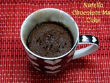 Nutella Chocolate Mug Cake