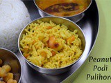 Peanut Podi Pulihora