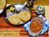 Punjabi Aloo Ki Sabzi aur Puri