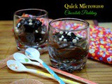 Quick Microwave Chocolate Pudding