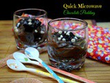 Quick Microwave Chocolate Pudding