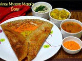 Quinoa Mysore Masala Dosa ~ a to z Indian Breakfast Dishes