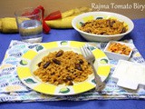 Rajma Tomato Biryani | How to make Rajma Biryani in Pan