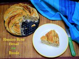 Russian Rose Bread | Cinnamon Wreath from Russia