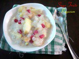 Sago Fruits Pudding