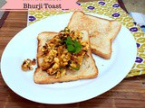 Tawa Paneer Bhurji Toast