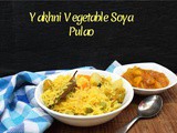 Yakhni Vegetable Soya Pulao