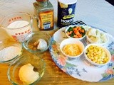 Baked Vegetables in Creamy white sauce