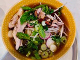 Pho- Chicken clear soup with rice noodles