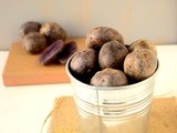 Kadai vegetables curry with purple potatoes - Restaurant style recipe