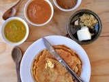 South Indian adai with brown rice and lentils - Tamil Nadu special