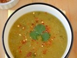 Warm lentil stew for breakfast - South beach diet for vegetarians