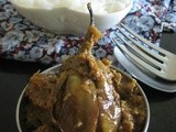 Enna Kathrikai Kuzhambu/Fried brinjals in a tangy spicy gravy