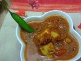Paneer Posto - Cottage cheese in Spicy Poppy seed gravy