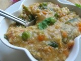 Spicy Vegetable oats - south indian style