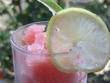 Watermelon green apple Granita