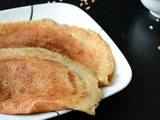 Barley Adai / Barley Lentils Crepes / Barley Paruppu Dosa