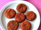 Beets Cauliflower Cutlets