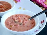 Beets Pasta Payasam / Beeta Pasta Kheer - My Guest Post To Viji