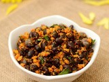 Black Beans Sundal | Varuthuaracha Sundal | Beans Sundal Using Roasted Spices | Masala Beans Paruppu Sundal Recipe - Navaratri Sundal Recipes