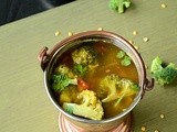 Broccoli Rasam / Broccoli Paruppu Rasam / Broccoli Lentils Soup