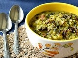 Broccoli Spinach Kootu / Broccoli Spinach Lentil Curry