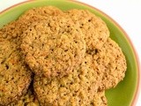 Carrot Oatmeal Cookies / Eggless Carrot Oatmeal Cookies / Oatmeal Cookies Recipe