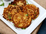 Cauliflower Hash Browns Recipe | Guilt Free Hash Brown Recipe | Low Carb Hash Brown - Healthy Kids Snack Recipe