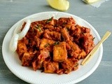 Chatakedar Tofu / Tangy & Spicy Tofu - Easy Tofu Recipes