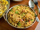 Chettinad Chicken Biryani / Seeraga Samba Chicken Biryani / Chettinad Style Chicken Biryani