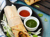 Chicken Frankie Recipe | Chicken Kathi Roll Recipe | Egg Chicken Roll Recipe