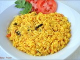 Chickpeas Coconut Milk Biryani / Channa Biryani with coconut milk