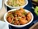 Chilli Chicken Dry / Indo-Chinese Chicken Recipe- Easy Chicken Appetizer Recipe