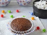 Chocolate Coconut Muffins ~ Eggless n Butterless
