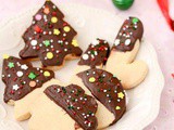 Chocolate Dipped Shortbread Cookies Recipe | Easy Christmas Cookies Recipe