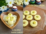 Coconut Peda | Coconut Mawa Peda | Coconut Mawa Ladoo Recipe - Easy Diwali Sweets