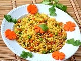 Cumin Flavored Peas Rice ~ Lunch Box Special