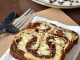 Eggless Marble Cake / Eggless Marble Loaf Cake / Chocolate Vanilla Loaf Cake