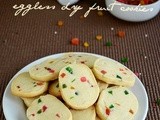 Eggless Tutti Frutti Cookies / Candied Fruit Cookies - Christmas Cookies Recipe