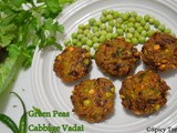 Green Peas Cabbage Vada