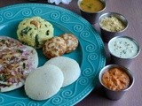 Healthy Breakfast Thali / South Indian Breakfast Thali ~ Virtual Birthday Treat for Manjula