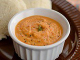 Kara Chutney Recipe | Tomato Chutney(without Coconut) for Idli/Dosa | Hotel Style Red Chutney For Idli