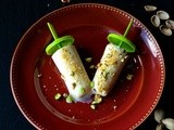 Kesar Pista Kulfi / Pistachios Popsicle With Saffron Flavor ~ sn Challenge # 11