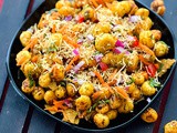Makhana Bhel Chaat Recipe / Makhana Bhel Recipe / Healthy Fox Nuts Chaat Recipe